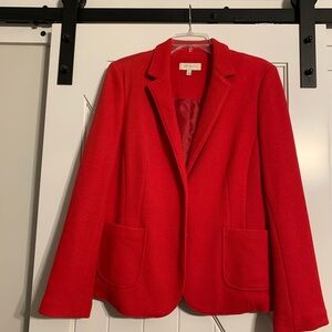 Talbot’s Women's Cherry Red Blazer